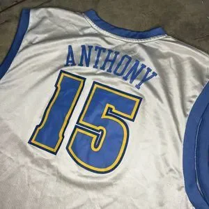 Reebok | Shirts | Vintage Reebok Carmelo Anthony Nuggets Jersey | Poshmark